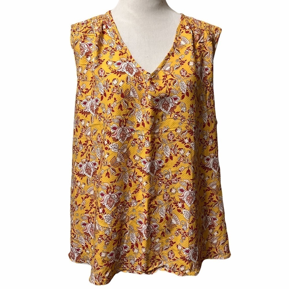sleeveless yellow top by Jonea New York, new